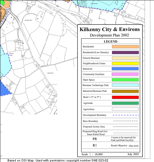 Click here to Return to Kilkenny City Map Index