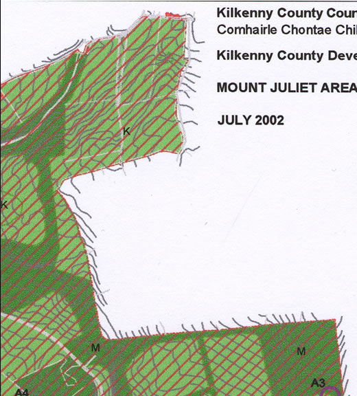Kilkenny County Council County Development Plan Maps Mount Juliet Map