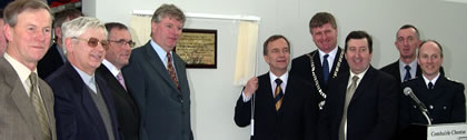 Ministro Martin Cullen inaugura nueva estación de bomberos en Callan