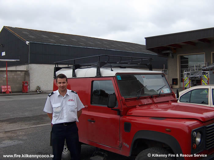 Killian Hennessy Senior Fire Officer beim Kilkenny Fire Rescue Service