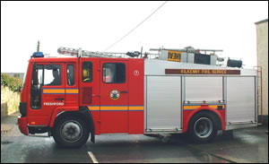 Freshford, Feuerwehrauto Nr.: KK13A2: Seitenansicht