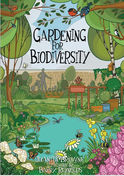 Gartenarbeit für Biodiversitätsabdeckung