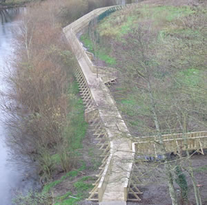 Vaizdas į naują lentų ėjimą nuo Ossory tilto žiediniame kelyje