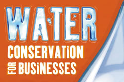 Banner de conservación de agua para empresas