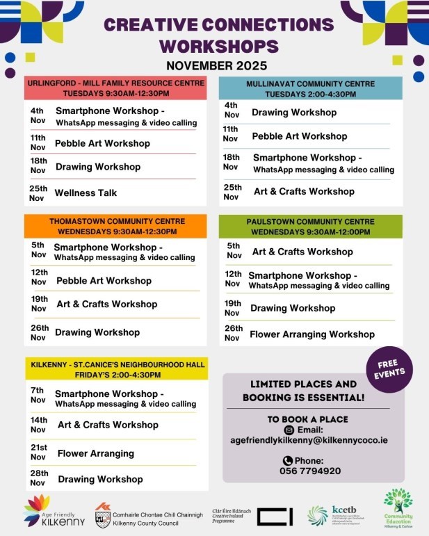 Age Friendly Creative Connection Workshops