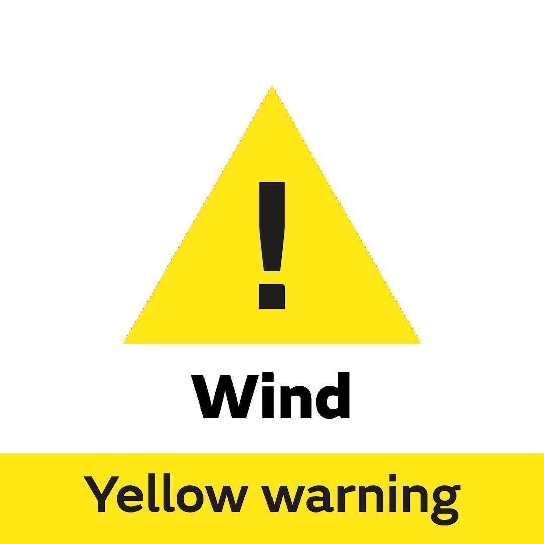 advertencia de viento amarillo